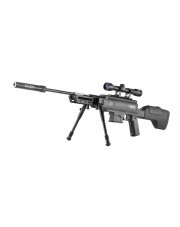 wiatrówka karabinek Black Ops Sniper Power Piston 4,5mm + luneta 4x32